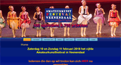 Desktop Screenshot of amateurkunstfestivalveenendaal.nl