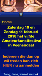 Mobile Screenshot of amateurkunstfestivalveenendaal.nl