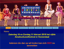 Tablet Screenshot of amateurkunstfestivalveenendaal.nl